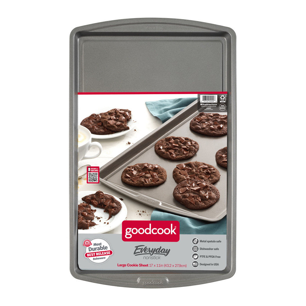 Good Cook Baking Sheet, 11 in W x 17 in L, Silver